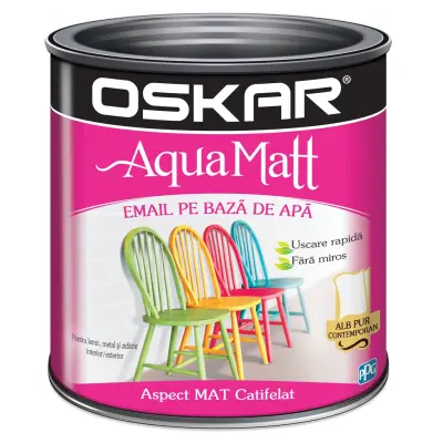 Vopsea oskar aqua matt 0.6l